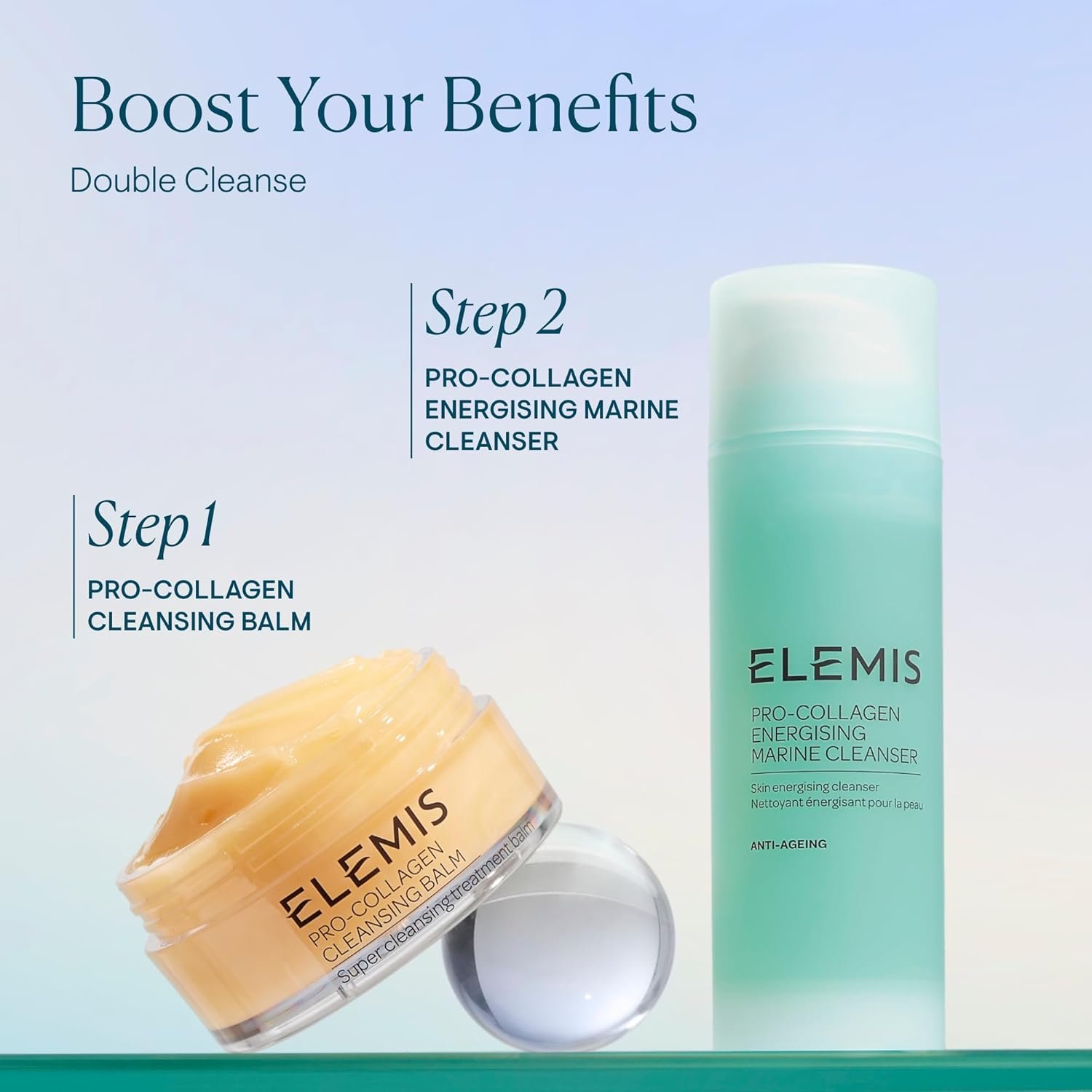 ELEMIS Pro-Collagen Energising Marine Cleanser 150ml – Anti-Aging Gel Face Wash To Purify, Energize & Refresh Skin with Magnesium & Zinc - Image 7