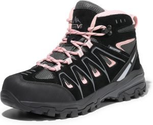 NORTIV 8 Women’s Waterproof Hiking Boots Outdoor Trekking Camping Trail Hiking Boot Seeker