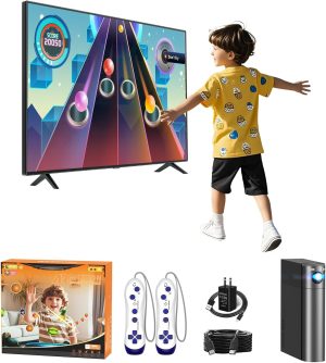 AR Motion Gaming Console – Plug & Play Video Game System for Kids & Famili...