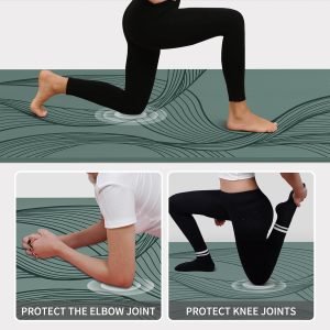 Large Yoga Mat-72’x36’x0.4’ Extra Width ＆ Thick,Comfortable,Non-Slip Exercise Mat-Works Great on All Floor for Stretching,Yoga Studio,Gym or Home Workouts