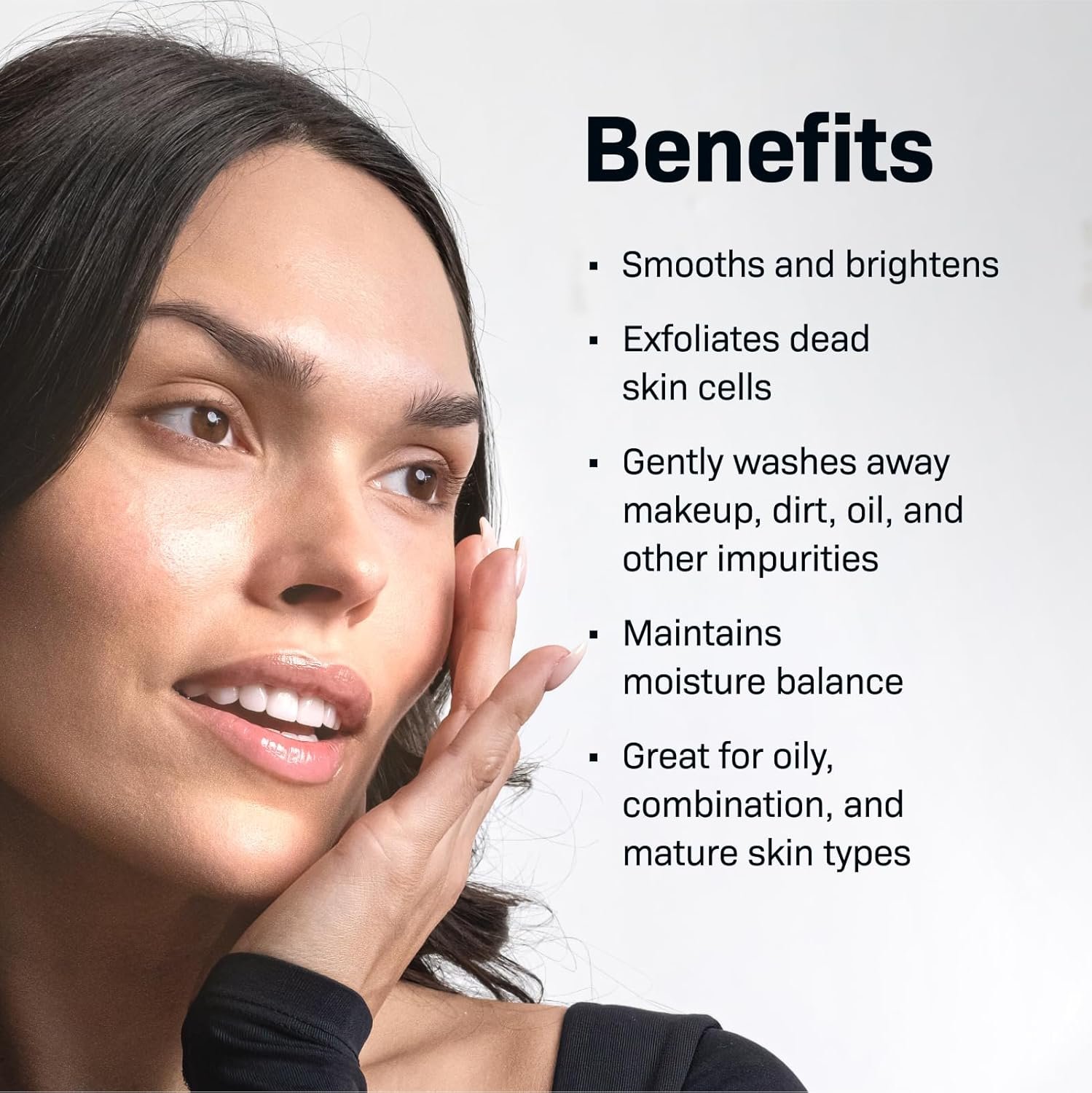 Revision Skincare Brightening Facial Wash, Exfoliating Face Cleanser with Vitamin C and Vitamin E - Image 3