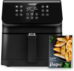 COSORI 12-in-1 Air Fryer 5.8QT, Toast, Bake, Nutrition Facts for 100+ In-App Recipes, Adap...