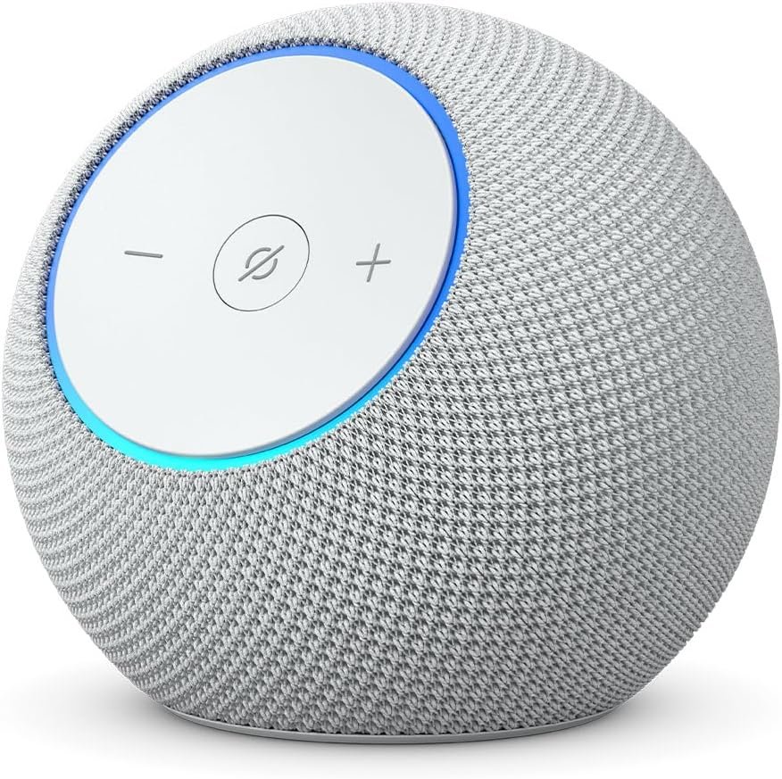 Introducing Amazon Echo Dot Max, Alexa speaker with room-filling sound and built-in smart home hub, with Alexa+ Early Access, Glacier White - Image 2