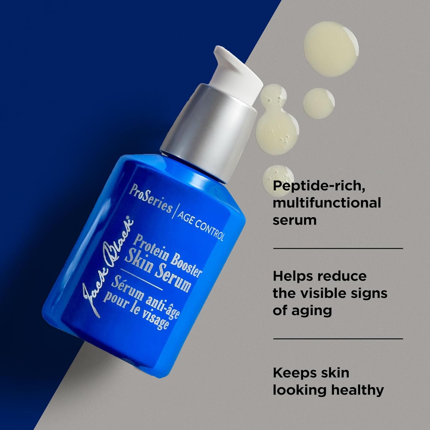 Jack Black Protein Booster Skin Serum, ProSeries Age Control - Anti Aging Serum for Men, Mens Face Serum, Face Serum for Men, Peptide and Antioxidant Serum for Face, Skin Care for Men, Mens Skincare - Image 4