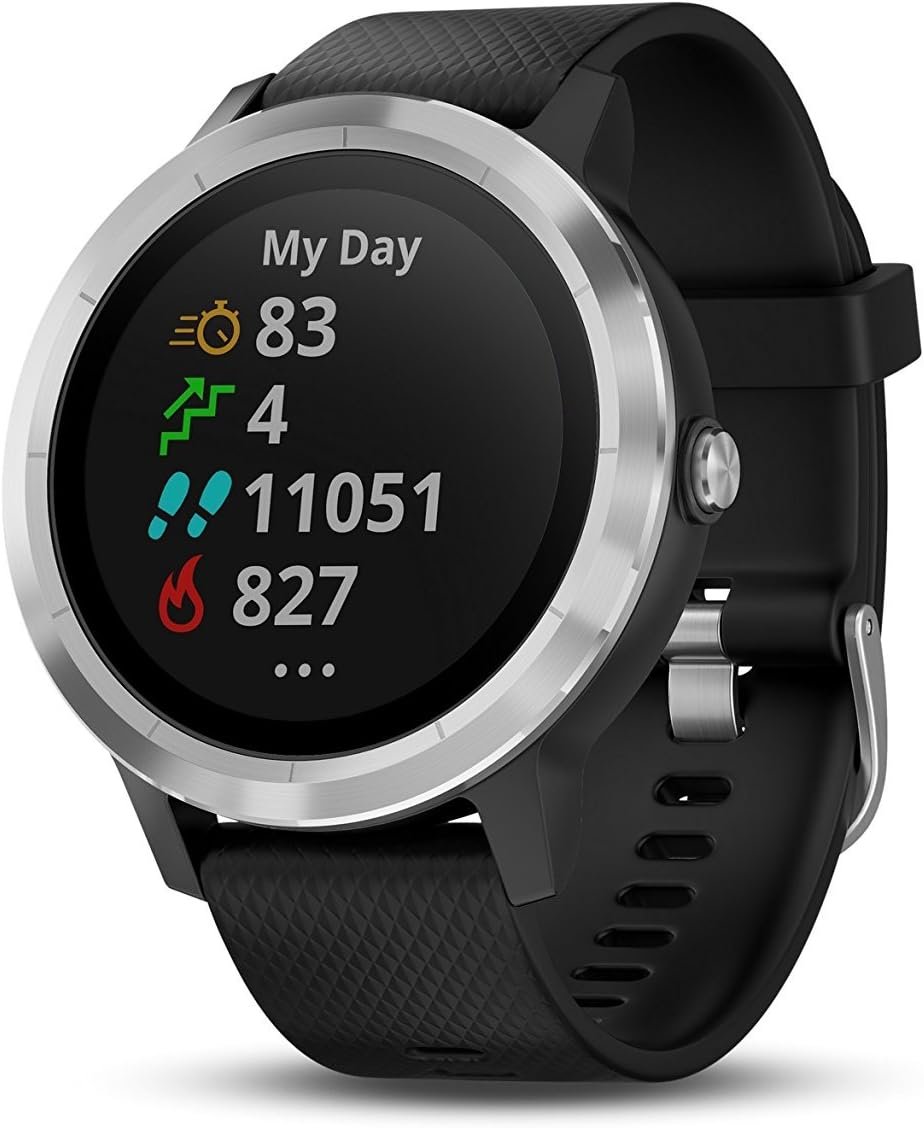Garmin Vivoactive 3 GPS Smartwatch with Built-in Sports Apps - Black/Silver (Renewed) - Image 9