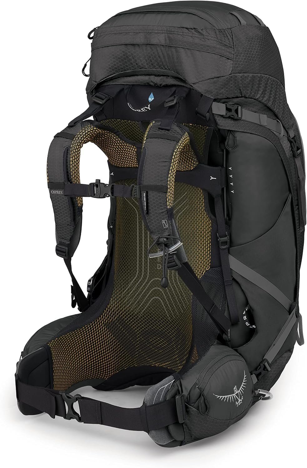Osprey Atmos AG 65L Men's Backpacking Backpack, Black, L/XL - Image 7