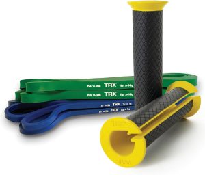 TRX Training Bandit Kit, Home Workout Resistance Band Set with Strength-Training Resistanc...