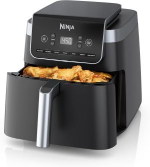 Ninja | Air Fryer Pro XL | 6.5QT Capacity fits up to 9lbs of Wings| 7-in-1 Max Crisp, Broi...