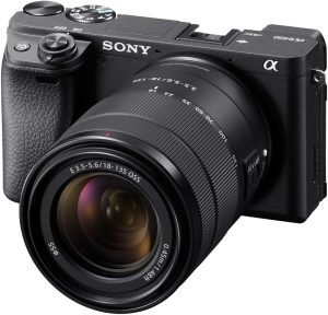 Sony Alpha a6400 Mirrorless Camera: Compact APS-C Interchangeable Lens Digital Camera with Real-Time Eye Auto Focus, 4K Video, Flip Screen & 18-135mm – E Mount Compatible Cameras ILCE-6400M/B