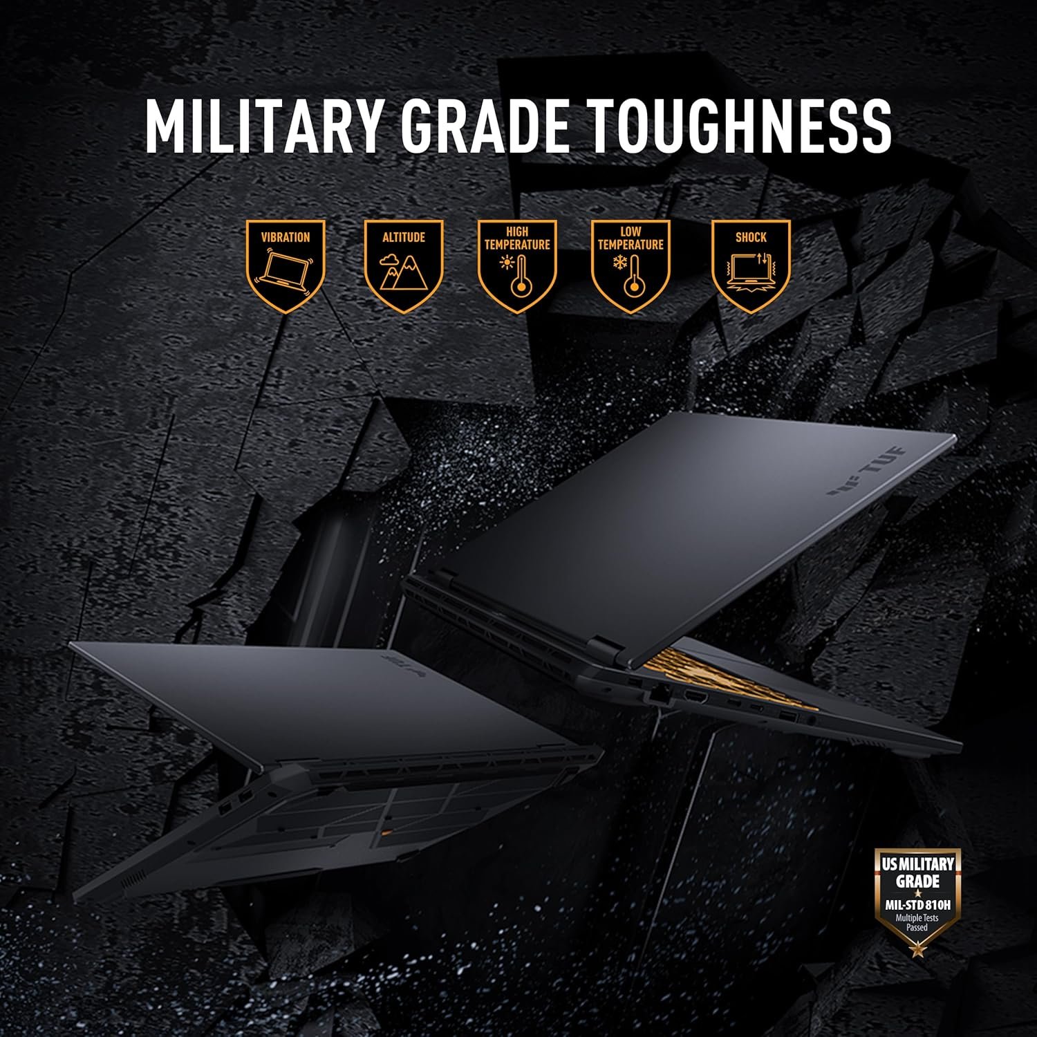 ASUS TUF Gaming F16 (2025) Gaming Laptop, 16” FHD+ 165Hz 16:10 Display, Intel® Core™ i5 Processor 13450HX, NVIDIA® GeForce RTX™ 5050, 16GB DDR5, 512GB PCIe Gen4 SSD, Wi-Fi 6E, Win 11 Home - Image 4