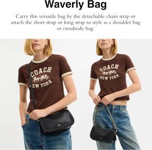 Coach Women’s Natural Grain Leather Waverly Bag
