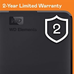 WD 6TB Elements Portable External Hard Drive for Windows, USB 3.2 Gen 1/USB 3.0 for PC & Mac, Plug and Play Ready – WDBHJS0060BBK-WESN