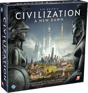 Asmodee Sid Meier’s Civilization: A New Dawn Board Game – Rewrite History Your Way! Strategy Game for Kids & Adults , Ages 14+, 2-4 Players, 1-2 Hour Playtime