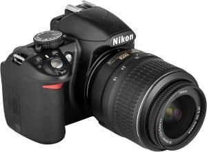Nikon D3100 14.2MP DSLR Camera with AF-S DX 18-55mm f/3.5-5.6 VR Zoom Lens – (Black) (Discontinued) (Renewed)