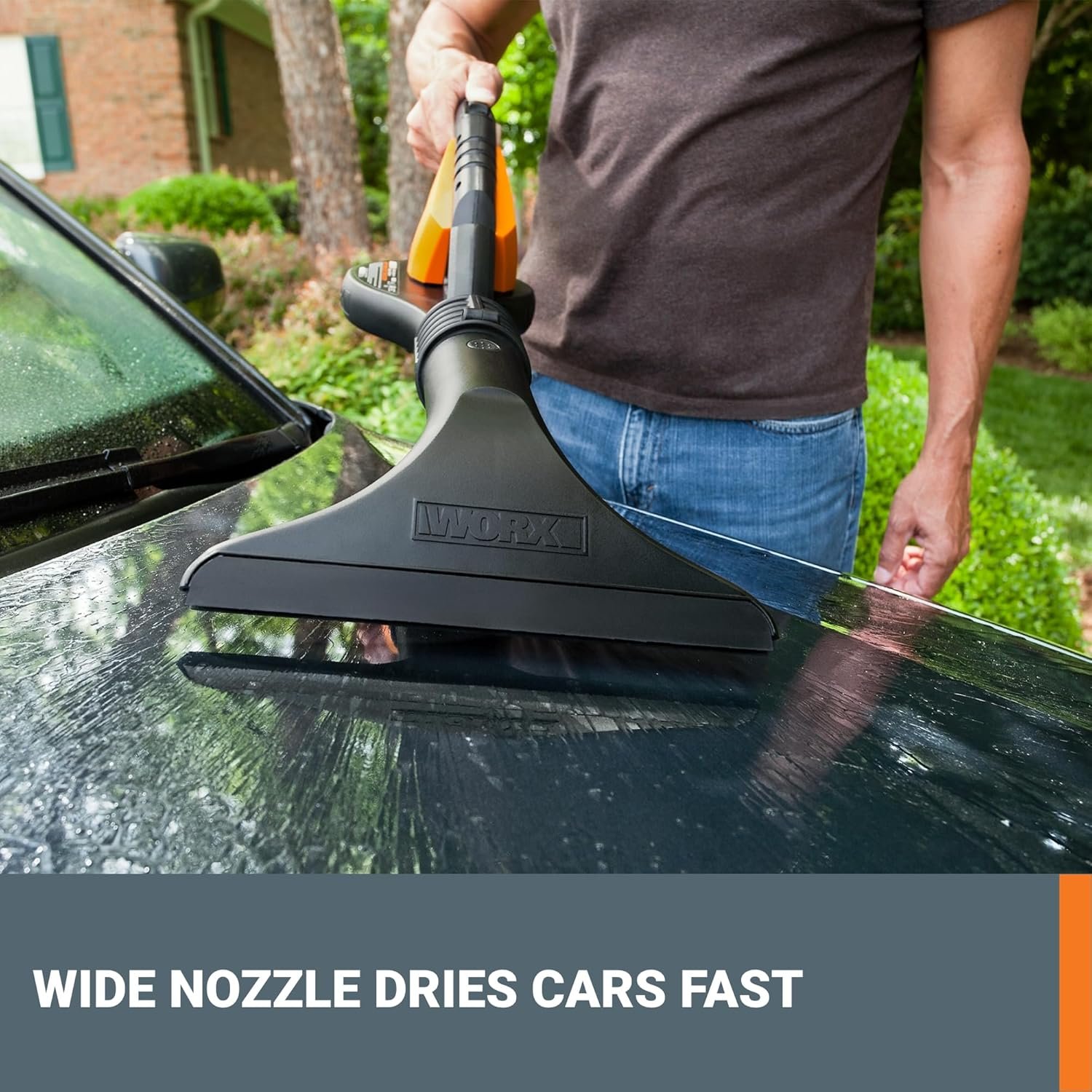 WORX WG545.1 20V Cordless Leaf Blower, Electric Blowers for Lawn Care with 120 MPH & 3.5 Lbs, Long Nozzle Design for Narrow Spaces with Cleaning Attachments, Battery & Charger Included - Image 8