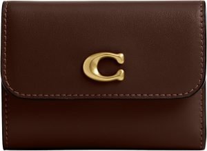 Coach Refined Calf Leather Essential Card Holder Wallet