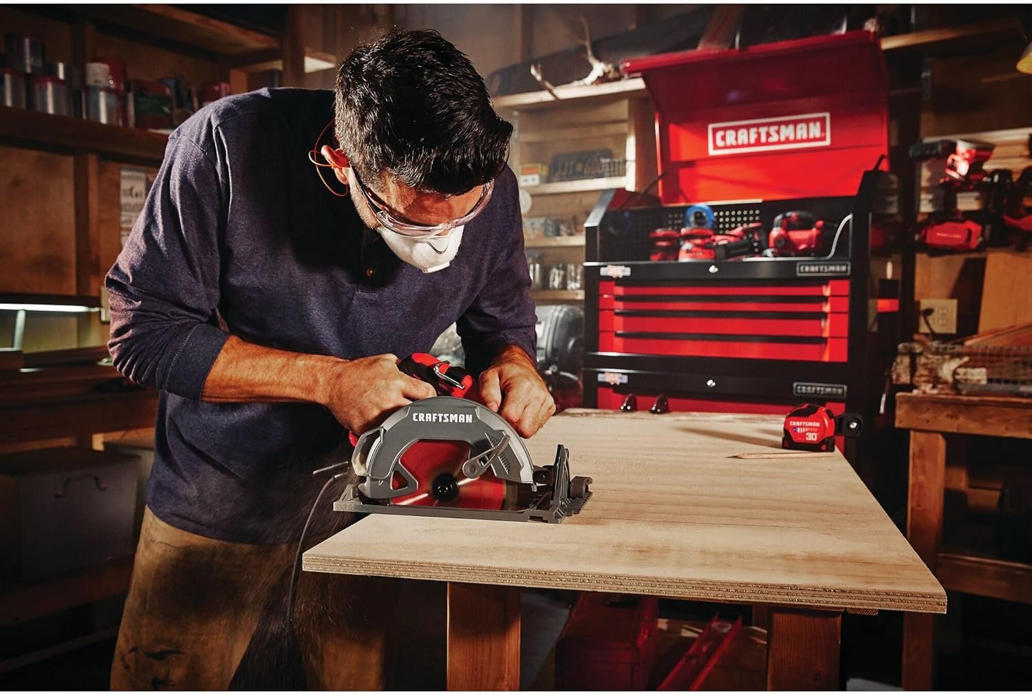 CRAFTSMAN Circular Saw, 7-1/4 inch, 15 Amp, Corded (CMES510) - Image 9