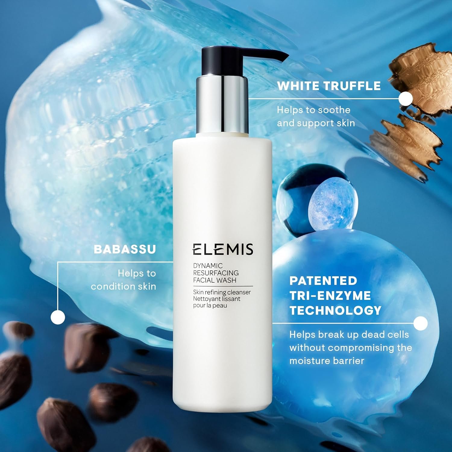 ELEMIS Dynamic Resurfacing Facial Wash, Anti-Aging Exfoliating Face Wash and Enzyme Gel Cleanser for All Skin Types - Image 7