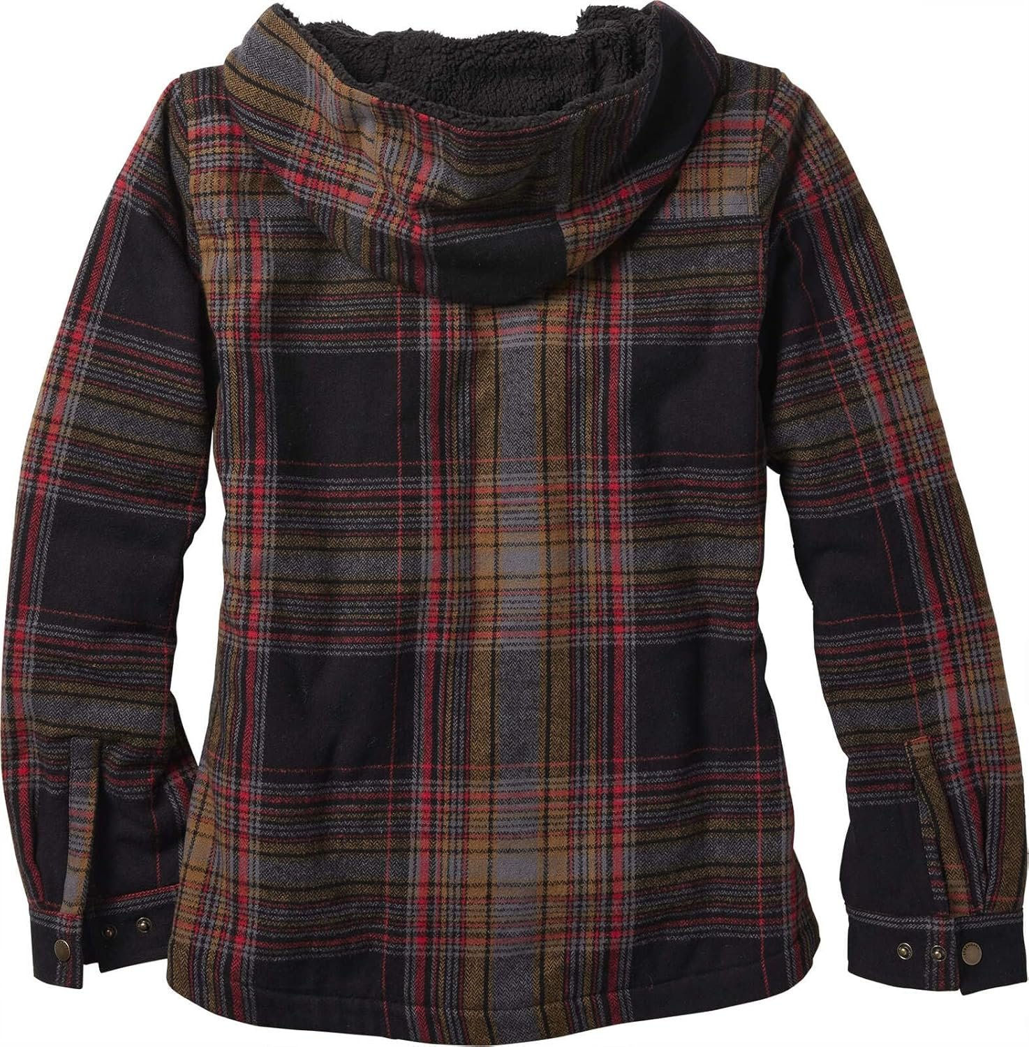Legendary Whitetails Women's Hooded Shacket Berber Lined Shirt Jacket with Drawstring Hood - Image 2