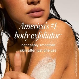 First Aid Beauty – KP Bump Eraser Body Scrub with 10% AHA, Keratosis Pilaris Skin Exfoliater with Glycolic and Lactic acids, Helps Reduce Chicken Skin Bumps, Safe for Sensitive Skin, 8 oz, 2ct