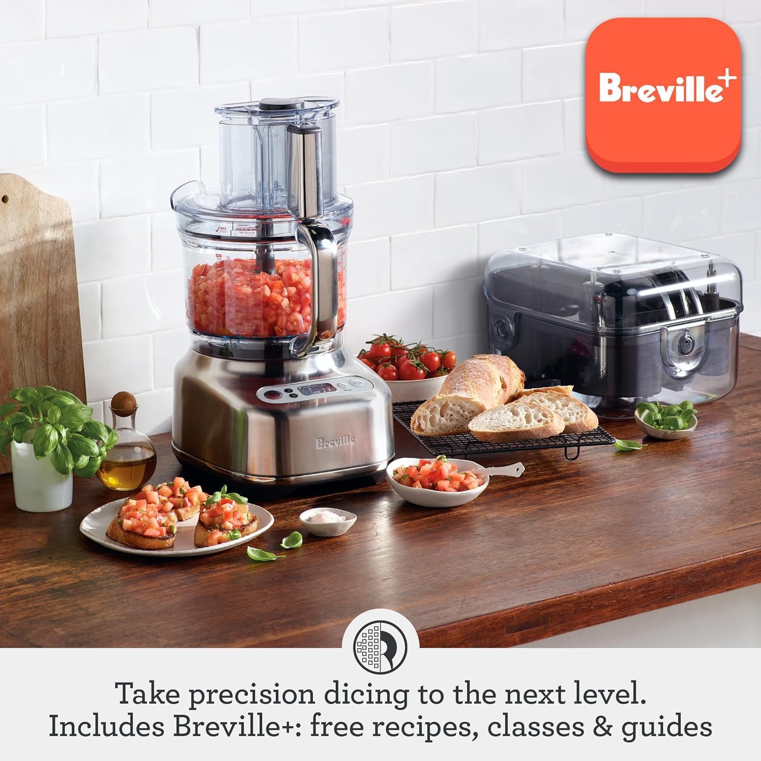 Breville BFP838 Paradice 16 Cup Food Processor and Dicer, Large, Brushed Stainless Steel - Image 2