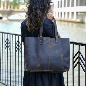 KomalC Leather Tote Bag for Women Purse Satchel Travel Bag shopping Carry Messenger Multipurpose Handbag