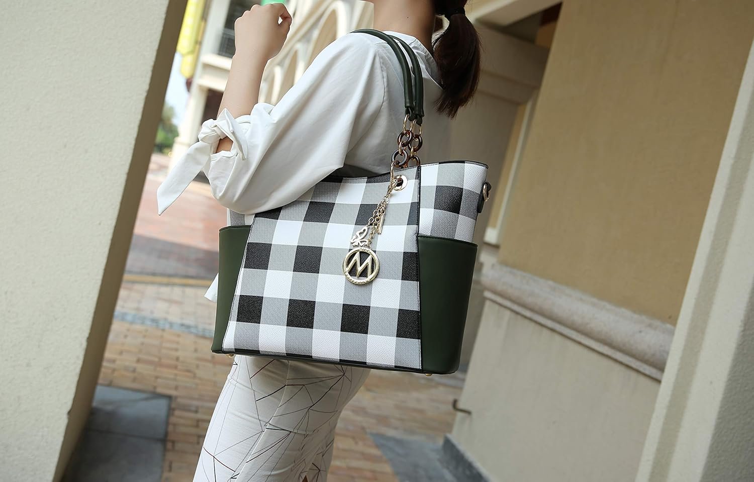 MKF Collection Tote Bag for Women, Handbag Set with Wallet-Top-Handle- Vegan Leather Purse - Image 3