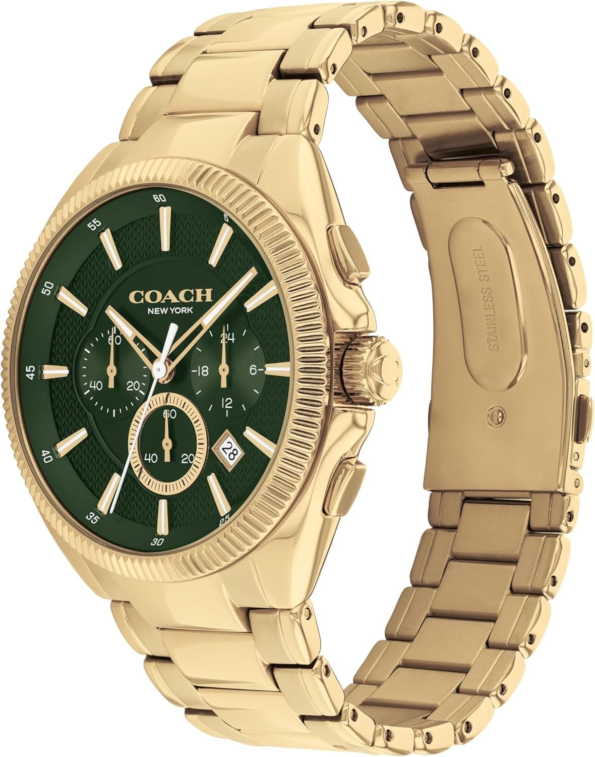 COACH Jackson Men's Chronograph Watch - Date Window and Subdials for Hours, Minutes, Seconds - Water Resistant 3 ATM/30 Meters - Gift for Him - Premium Fashion Timepiece for Everyday Wear - 45mm - Image 2