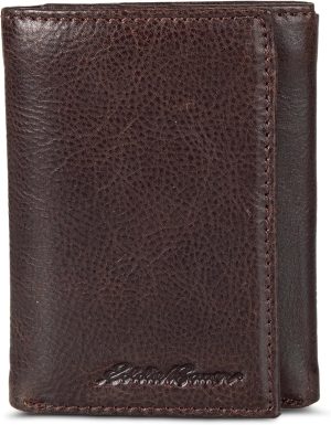 Eddie Bauer Men Signature Trifold Wallet