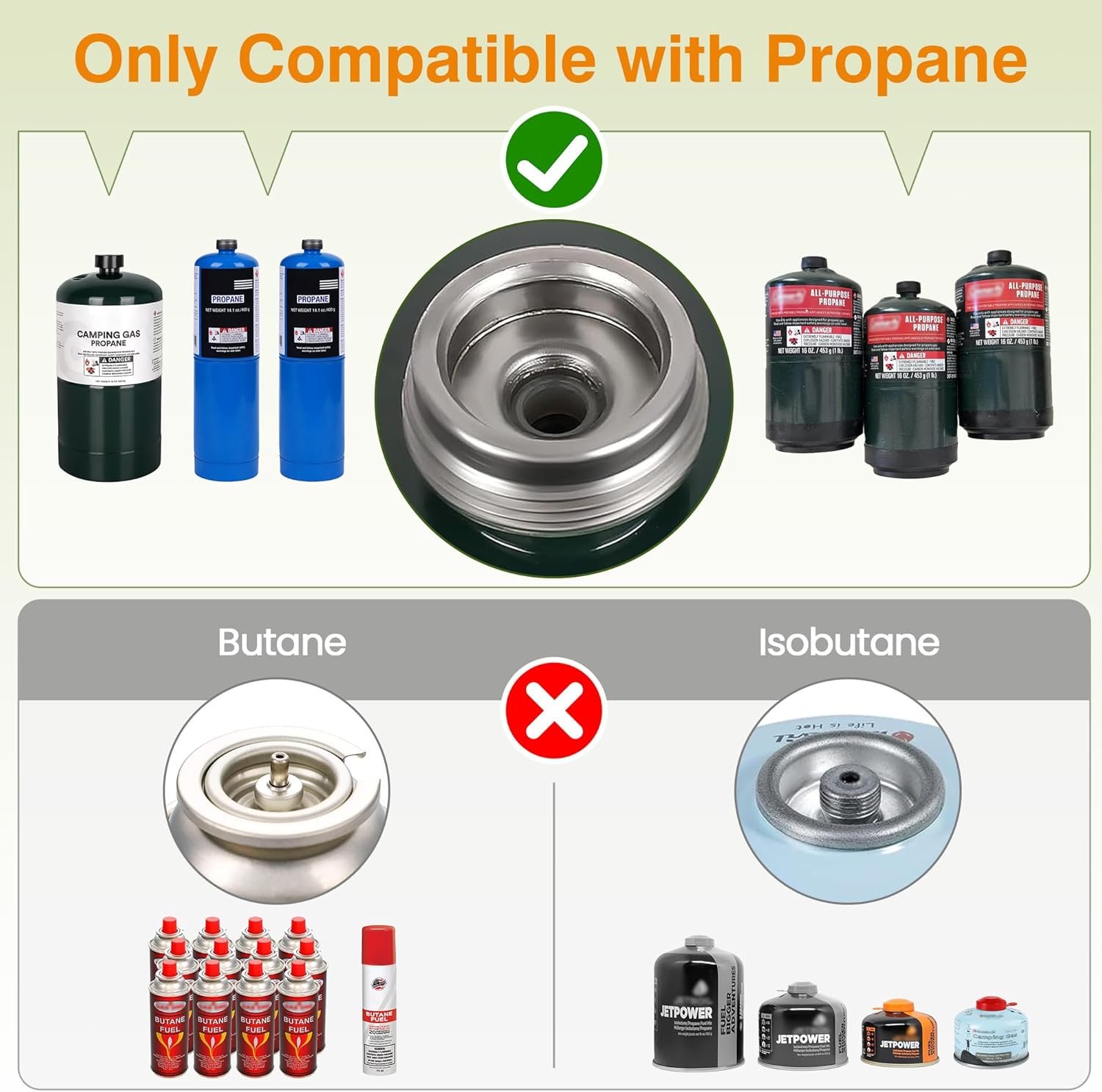 ODSD 2 Burner Camping Stove with Windshield, 20000 BTU Propane Camp Stove, Portable Folding Gas Stove, Camping Essentials Gear Includes Frying Pan, Coffee Stand & Carry Bag, Orange - Image 7