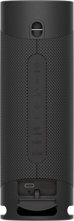 Sony SRS-XB23 – Super-Portable, Powerful and Durable, Waterproof, Wireless Bluetooth Speaker with Extra BASS – Black