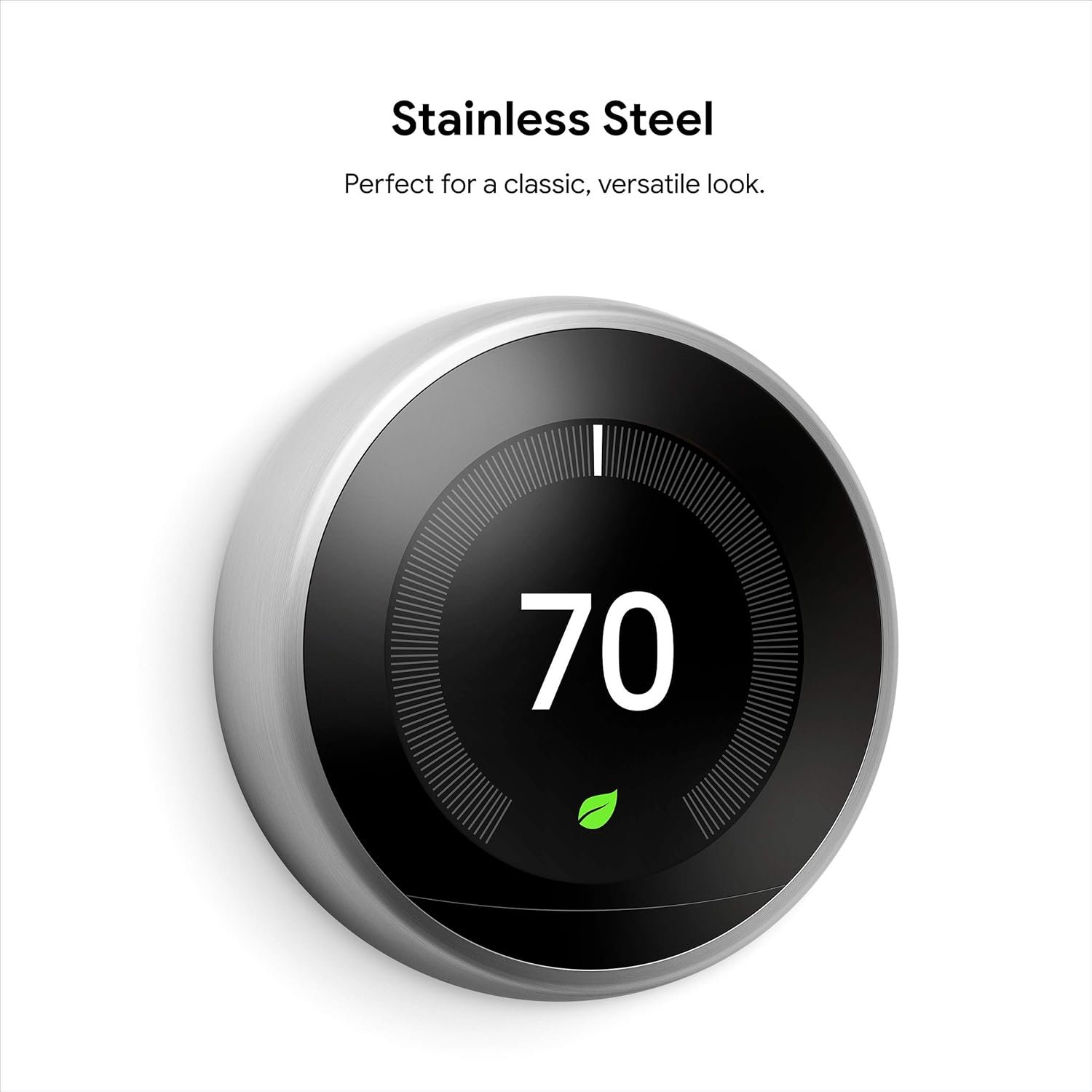 Nest Learning Smart Thermostat 3rd Generation Home/Office Wifi, Black - T3016US - Image 2