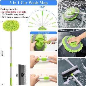AUTODECO 42Pcs Car Wash Detailing Kit Cleaning Kits with Foam Gun Sprayer Wash Brush with ...
