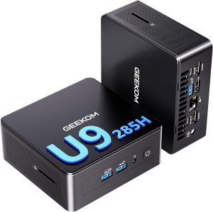 GEEKOM IT15, The Most Powerful Mini PC with Intel Ultra 9 285H (15th Gen) 99 Tops | 32GB DDR5 | 2TB SSD(Up to 8TB) | Intel Arc 140T GPU | WiFi 7 | 2XUSB4, DP1.4 | 8K@120Hz Quad Display | Windows11Pro