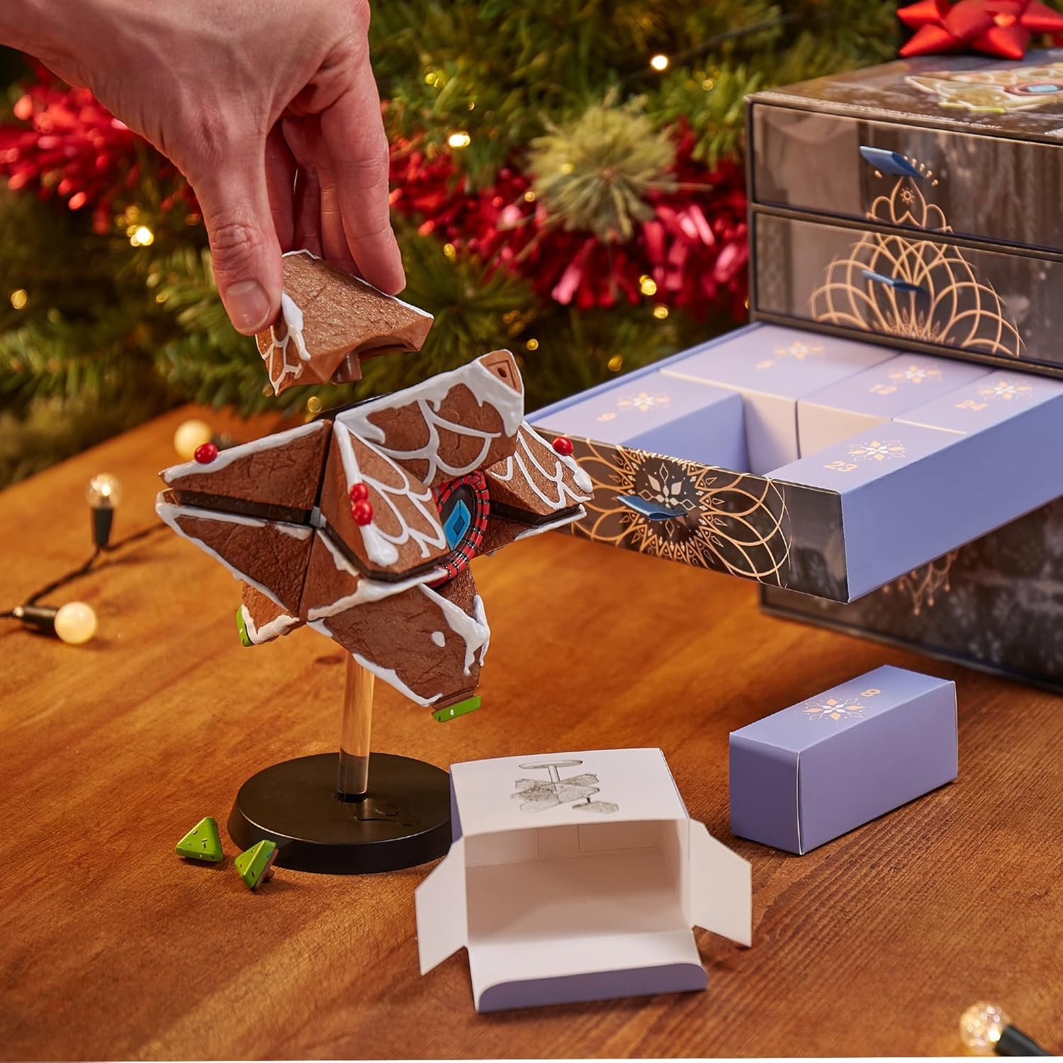CC Countdown Characters Destiny Ghost Advent Calendar 2025 - Official Destiny 2 Merchandise - Buildable Vinyl Figure Countdown Collectible - Christmas Gift for Gamers & Collectors - Image 4
