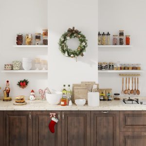 Fun Memories White Floating Shelves for Wall, 48 Inch Floating Shelves for Home Decor, Wal...