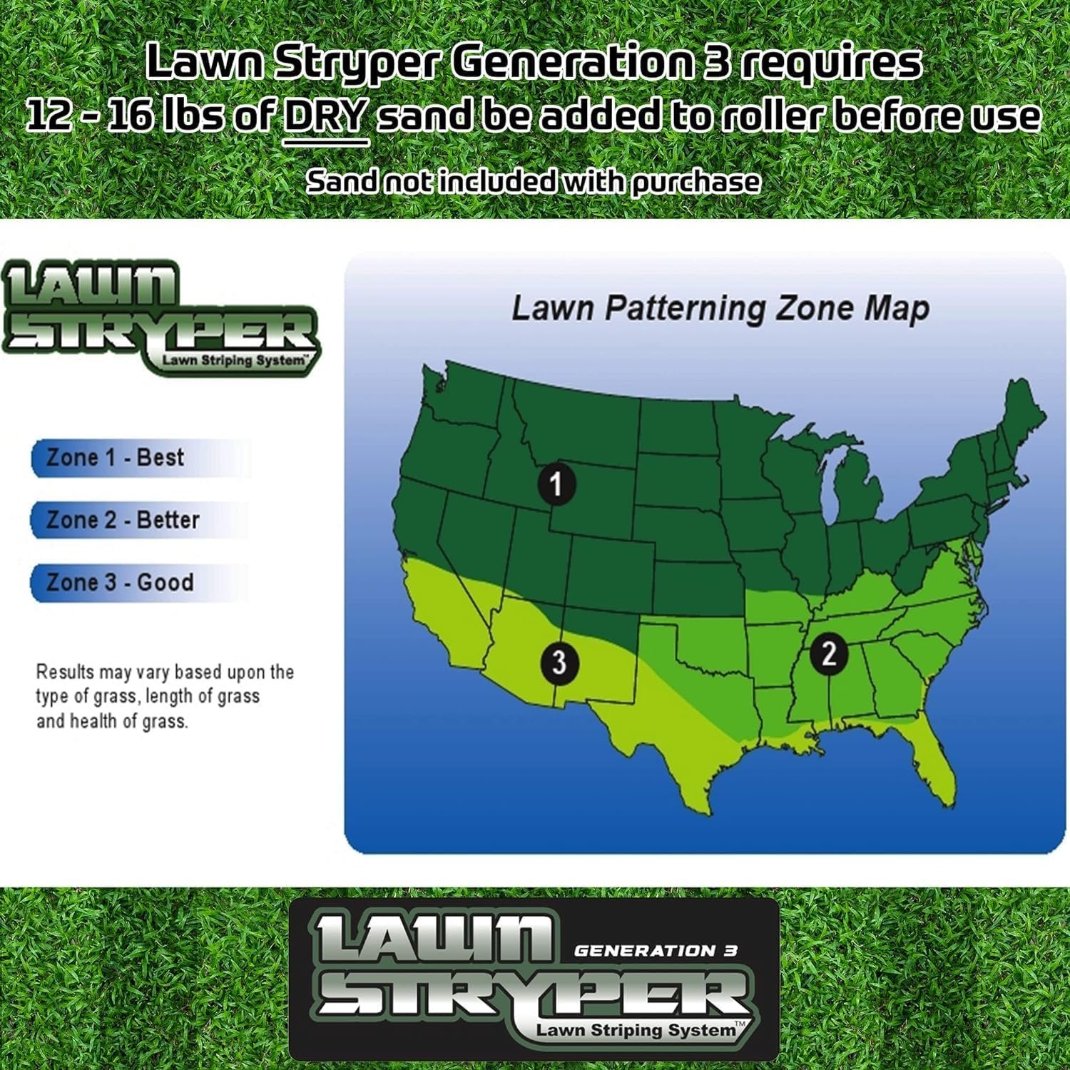 Lawn Striping System – UNIVERSAL FIT - Works with Most 20”-22” Gas & Battery Residential Walk-Behind Mowers (Mounting Brackets for over 40 Major Brands Included in Box – See List Below) - Image 7