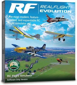 RealFlight Evolution RC Flight Simulator Software Only RFL2001 Air/Heli Simulators Compatible with VR headsets Online Multiplayer Options