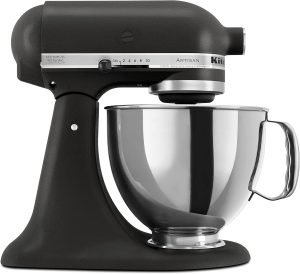 KitchenAid Artisan Series 5 Quart Tilt Head Stand Mixer with Pouring Shield KSM150PS, Cast...