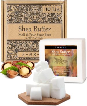 10 LBS – Shea Butter Soap Base – Moisturizing Melt & Pour for Clear Soap ...