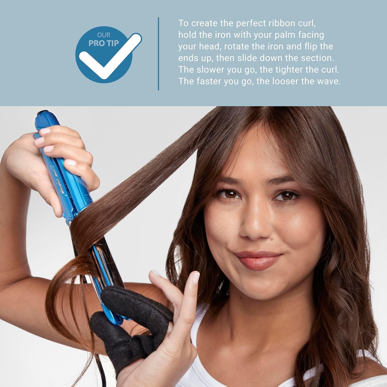 BaBylissPRO 1" Ultra-Sleek Stainless Steel Styling Iron, Hair Straightener, Waver and Curling Tool in one - Image 3