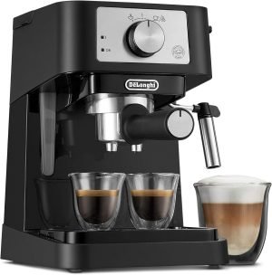 De’Longhi Stilosa Manual Espresso Machine, Compact Coffee Maker, 15 Bar Pump Pressur...