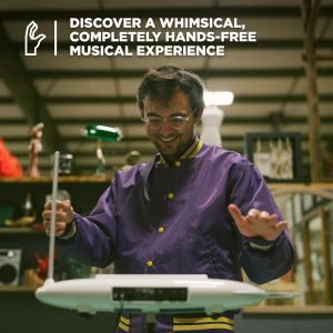 MOOG Theremini – Theremin with Pitch Correction, CV Out, Built-in Tuner and Speaker, Animoog Synthesizer Sound Engine with 32 Presets and LCD Screen