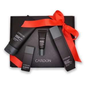 Limited Edition Men’s Skincare Gift Set, Cardon Anti-Aging Korean Skincare Routine, Cactus-based, All Skin Types, Face Wash, Face Moisturizer with Sunscreen, SPF 30, Night Lotion, Eye Cream (4 CT)