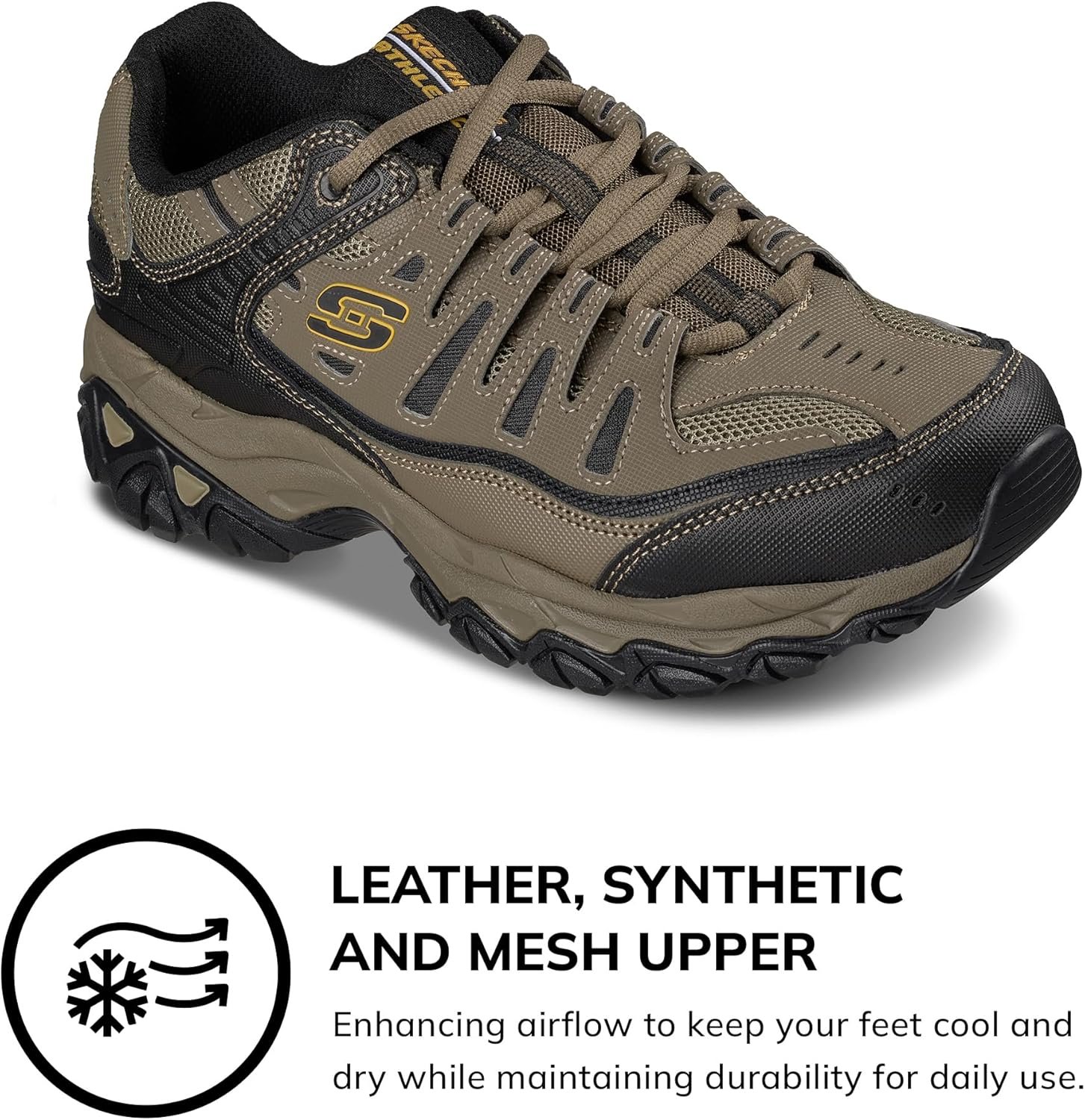 Skechers Men's Afterburn M. Fit Fashion Sneakers - Image 3