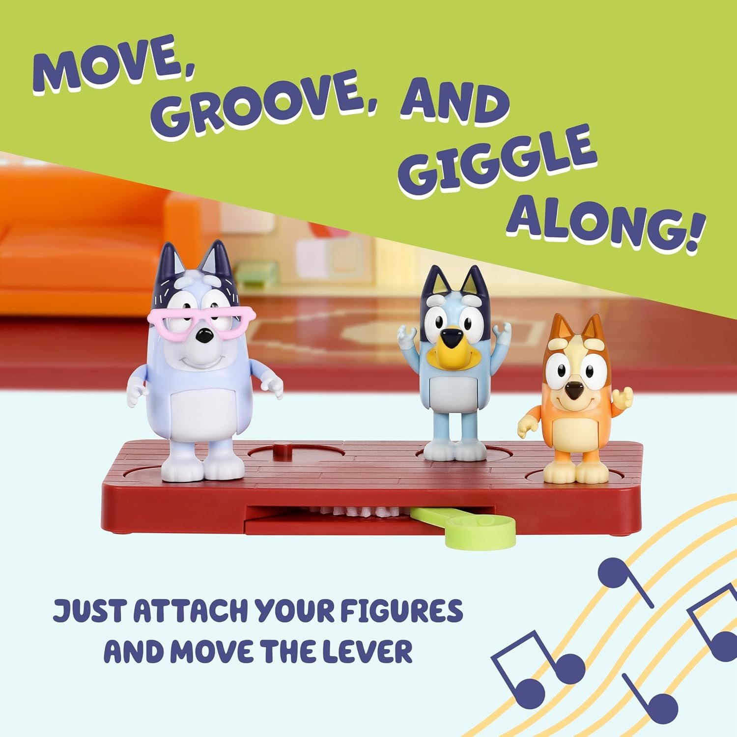 Bluey House Playset for Kids, XL Ultimate Interactive Lights and Sounds Playhouse Toys, Includes Dance Floor, Bluey Toys Set Ages 3+, Amazon Exclusive - Image 6