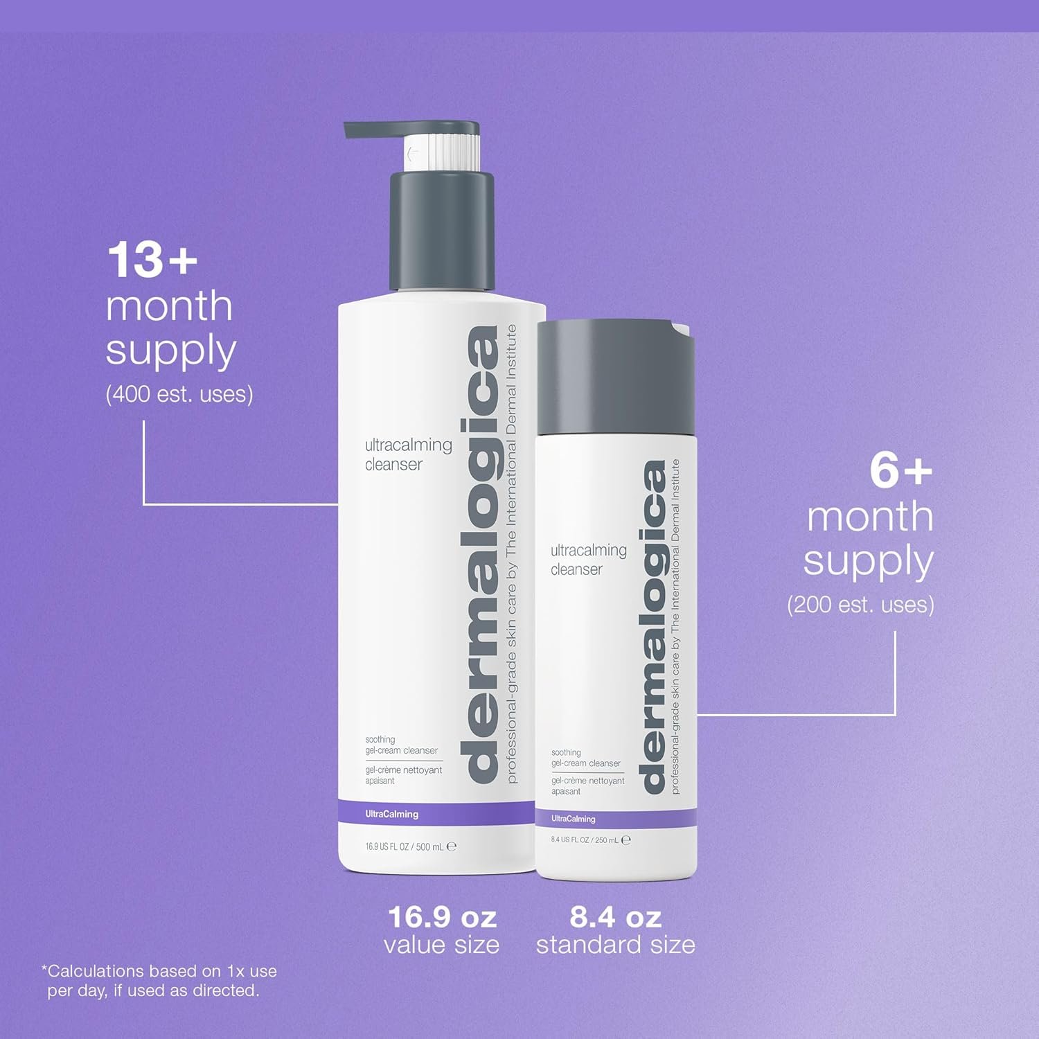 Dermalogica Ultracalming Cleanser, Gentle Face Wash for Sensitive Skin - Calms and Cools Redness and Discomfort, PH balanced, Non- Foaming, Gel - Cream Type - Image 7