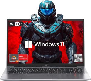 2025 Gaming Laptop, 15.6inch Laptop Computer with AMD Ryzen 7 5700U(8C/16T, Up to 4.3GHz), 16GB RAM 512GB NVMe SSD Windows 11 Laptop, Radeon RX Vega 8 Graphics,WiFi 6