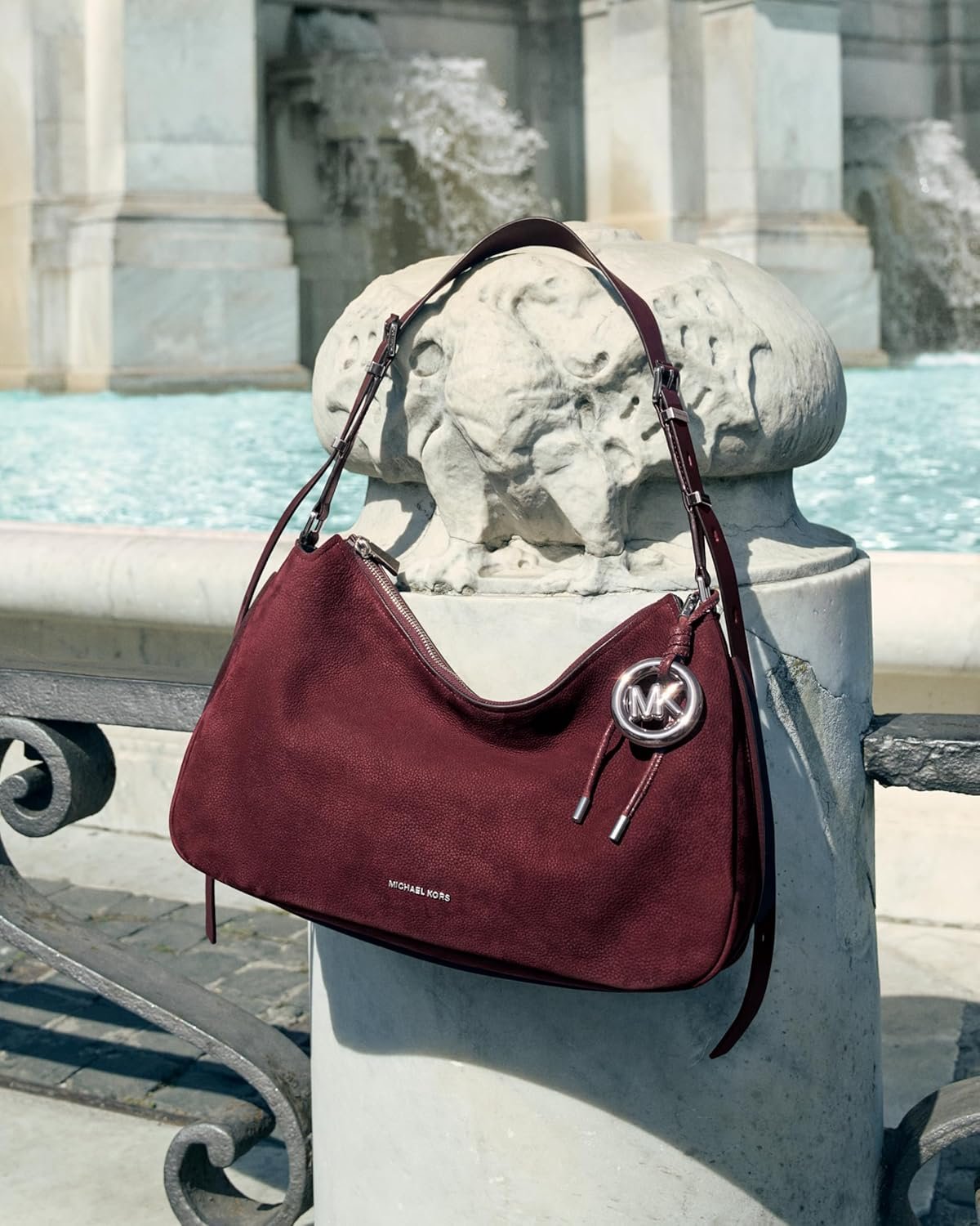 Michael Kors Nolita Medium Top Zip Convertible Shoulder - Image 4