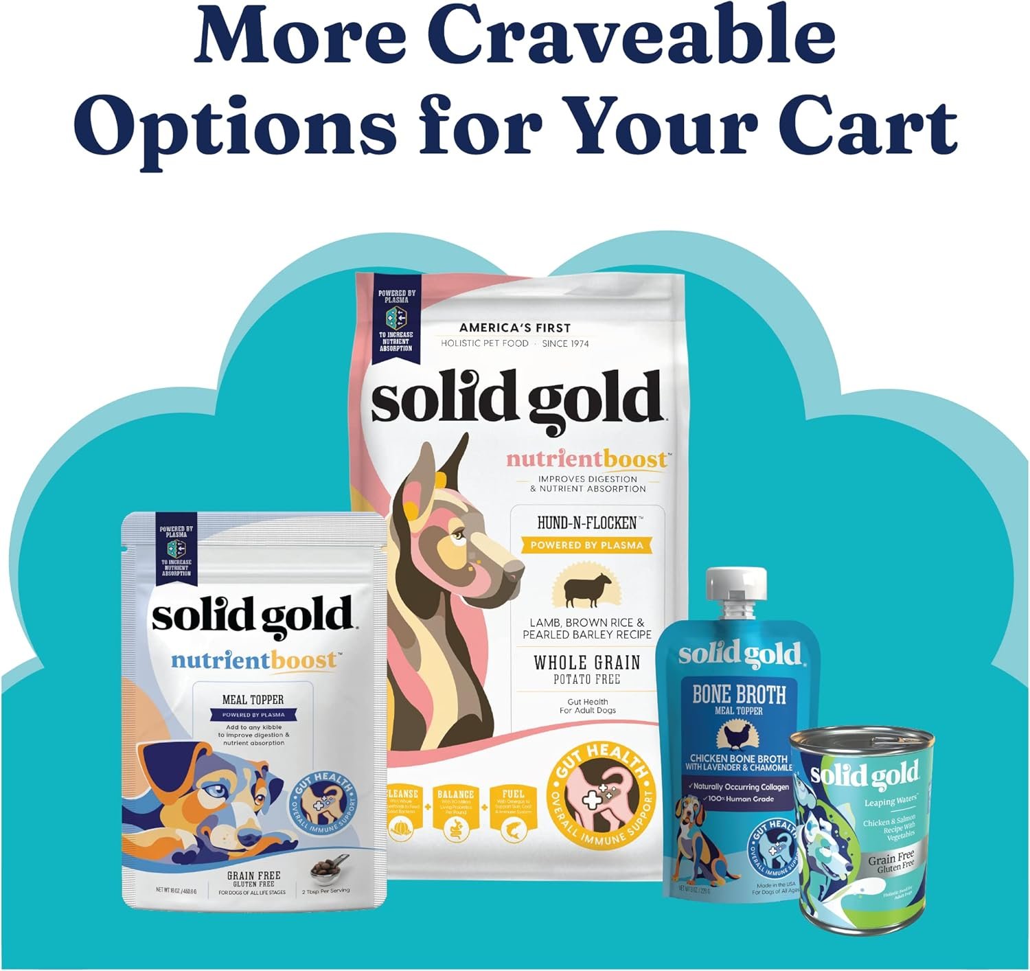 Solid Gold Cat & Dog Multivitamin Powder - Kelp Powder, Omega 3 & Vitamins for Dental, Digestive, Immune, Skin & Coat Health - Multi Vitamin for Dogs & Cats - Cat & Dog Food Additive Supplement - 5lb - Image 5